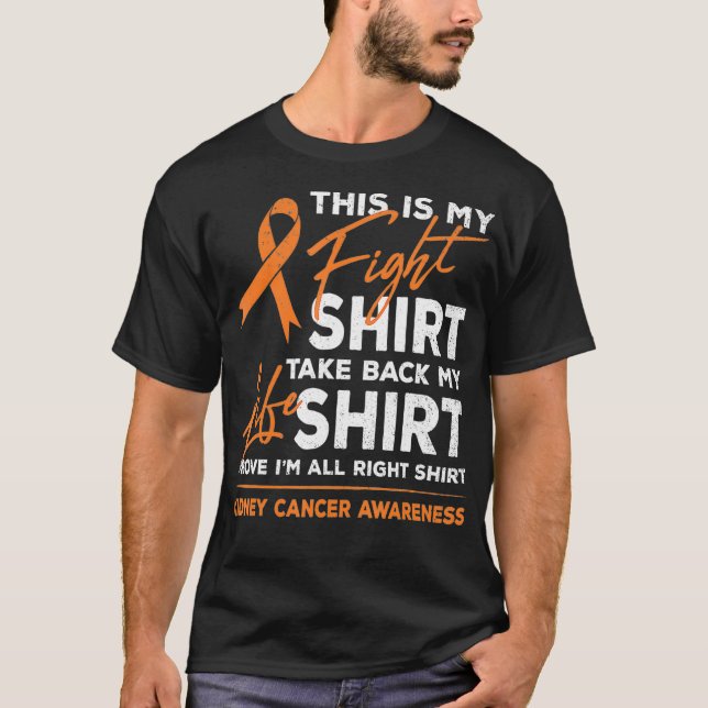 Camiseta Este Es Mi Mes De Conciencia Sobre El Cáncer De Ri (Anverso)