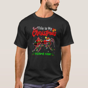 Camiseta Este Es Mi Navidad Ant Pajama Buffalo Plaid