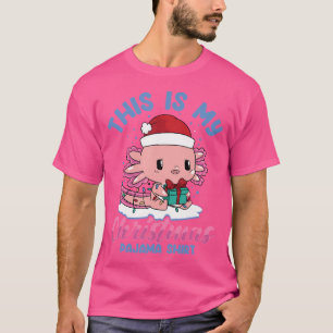 Camiseta Este Es Mi Navidad Axoltol Salamander Kawaii