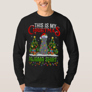 Camiseta Este es mi Navidad Chris, un gato azul ruso