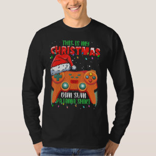 Camiseta Este Es Mi Navidad Controlador De Videojuegos Dim