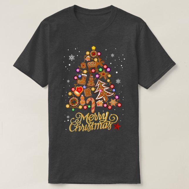 Camiseta Este Es Mi Navidad Cookie Baking Xmas Tree Holi (Diseño del anverso)
