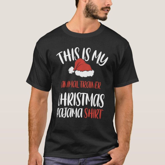 Camiseta Este Es Mi Navidad De Entrenadores De Animales Paj (Anverso)