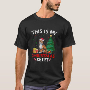 Camiseta Este es mi Navidad de Ocelot Santa Hat Pajama T Sh