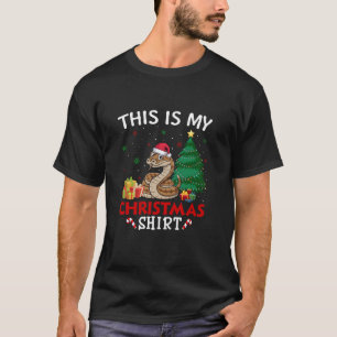 Camiseta Este es mi Navidad de Sombrero de Rattlesnake Paja