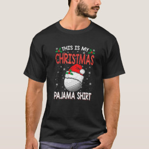 Camiseta Este Es Mi Navidad Golf Pajama Para Niños Y Adulto