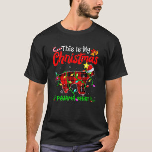 Camiseta Este Es Mi Navidad Honey Badger Pajama Buffalo