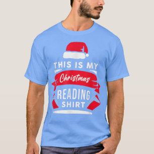 Camiseta Este Es Mi Navidad Leyendo El Quo Del Libro Funny 