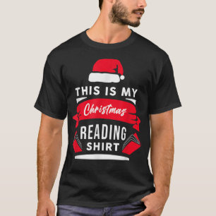 Camiseta Este Es Mi Navidad Leyendo El Quo Del Libro Funny