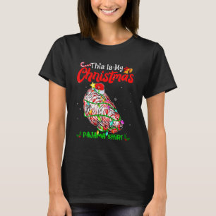 Camiseta Este Es Mi Navidad Oyster Pajama Buffalo Plaid
