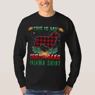Camiseta Este Es Mi Navidad Pajama Australian Shepherd Lo