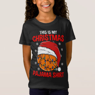 Camiseta Este es mi Navidad Pajama Basketball Player Coac