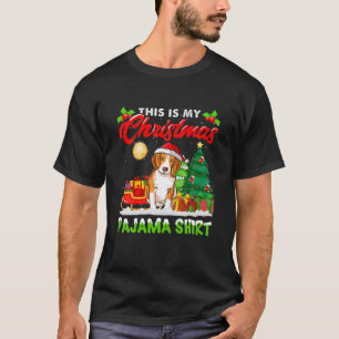 Camiseta Este Es Mi Navidad Pajama Beagle Sock Dog Dad Mo