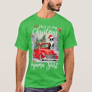 Camiseta Este es mi Navidad Pajama Border Collie Xmas Dog