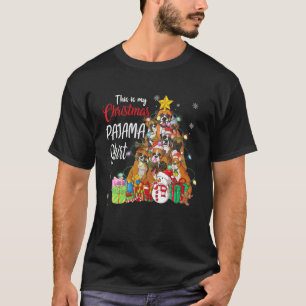 Camiseta Este Es Mi Navidad Pajama Boxer Perro Lover