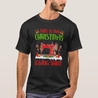 Camiseta Este Es Mi Navidad Pajama De Masaje De Máquina Chr