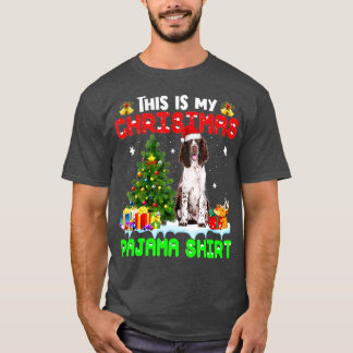 Camiseta Este Es Mi Navidad Pajama English Springer Span