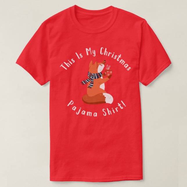 Camiseta Este Es Mi Navidad Pajama Fo (Diseño del anverso)