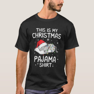 Camiseta Este es mi Navidad Pajama Funny Cat Navidades Li