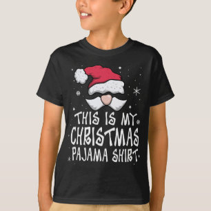 Camiseta Este es mi Navidad Pajama Funny Navidades Santa