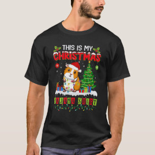 Camiseta Este es mi Navidad Pajama Funny Pig Santa