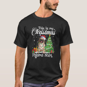 Camiseta Este Es Mi Navidad Pajama Funny Pug Dog Santa Ha