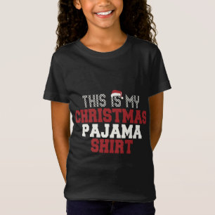 Camiseta Este es mi Navidad Pajama Funny Santa PJ