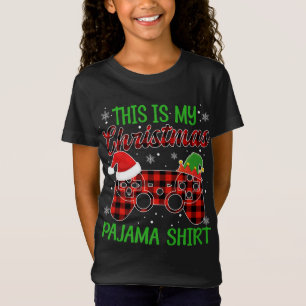Camiseta Este Es Mi Navidad Pajama Gamer