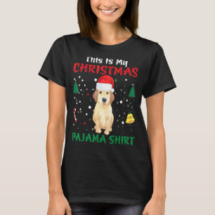 Camiseta Este Es Mi Navidad Pajama Golden Retriever Dog