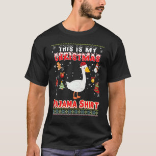 Camiseta Este Es Mi Navidad Pajama Goose Suéterme Fea