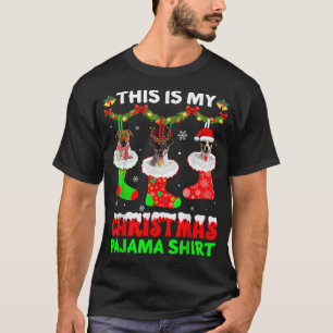 Camiseta Este Es Mi Navidad Pajama Jack Russell Terrier D