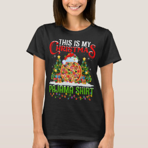 Camiseta Este es mi Navidad Pajama Pizza Fast Food Christ