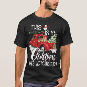 Camiseta Este Es Mi Navidad Pajama Santa Goat Riéndose Rojo