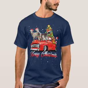 Camiseta Este Es Mi Navidad Pajama Santa Goat Riéndose Rojo