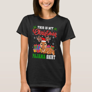 Camiseta Este Es Mi Navidad Pajama Santa Reindeer Pangoli