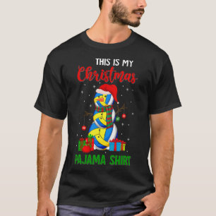 Camiseta Este Es Mi Navidad Pajama Santa Volleyball