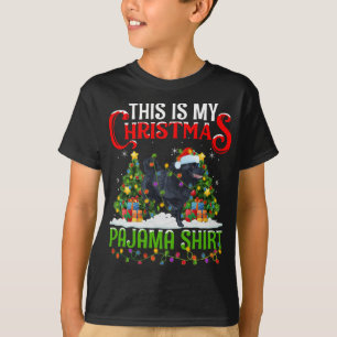 Camiseta Este Es Mi Navidad Pajama Schipperke Dog Christm