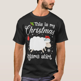 Camiseta Este Es Mi Navidad Pajama Sheep Lover Xmas