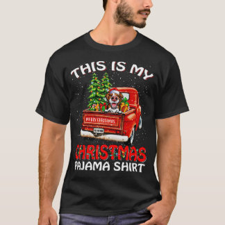 Camiseta Este Es Mi Navidad Pajama Shirer Border Collie Tr