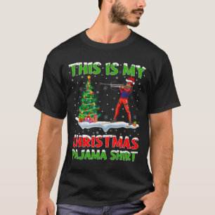 Camiseta Este Es Mi Navidad Pajama Shirt Biathlon Christm
