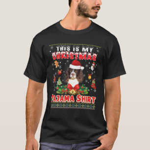 Camiseta Este Es Mi Navidad Pajama Shirt English Springer