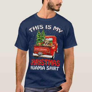 Camiseta Este Es Mi Navidad Pajama Shirt Golden Retriever