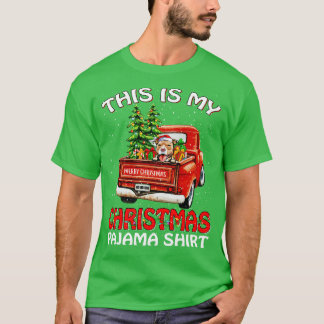 Camiseta Este Es Mi Navidad Pajama Shirt Pit Bull Truck T