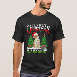 Camiseta Este Es Mi Navidad Pajama Sphynx Cat Navidades