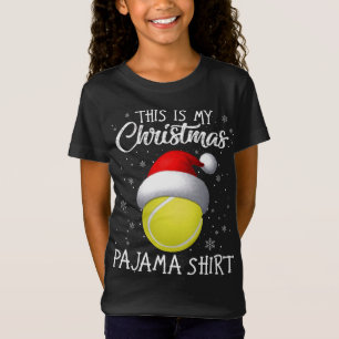 Camiseta Este es mi Navidad Pajama Tennis Feo Regalo Amor