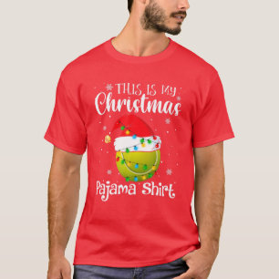 Camiseta Este Es Mi Navidad Pajama Tennis Sport Lover