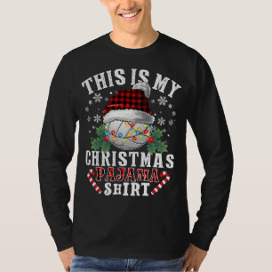 Camiseta Este es mi Navidad Pajama Volleyball Santa