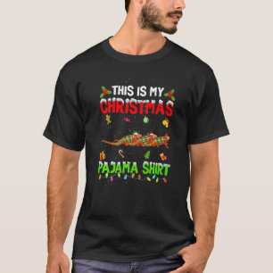 Camiseta Este Es Mi Navidad Pajama Xmas Chameleon Squad