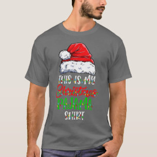 Camiseta Este Es Mi Navidad Pajama Xmas Lights Funny Holi