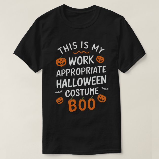 Camiseta Este Es Mi Obra Adecuada Para Halloween Costume Bo (Diseño del anverso)